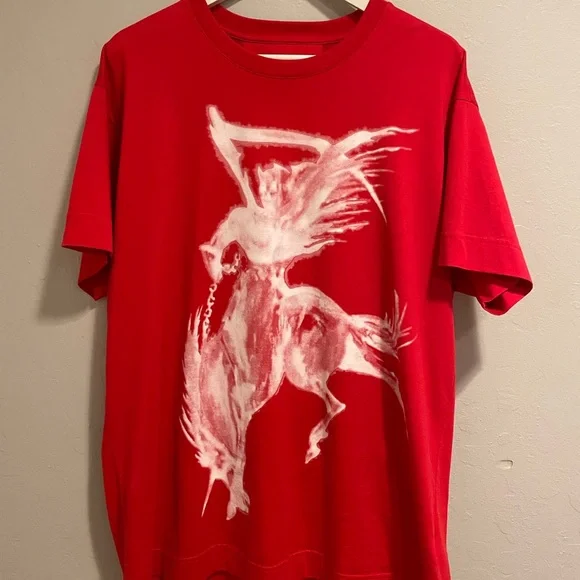 Givenchy Oversize T-Shirt Gothic Logo Signature Print on the back